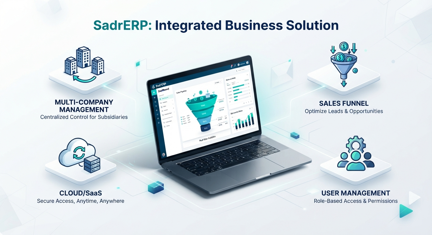 نرم افزار CRM صدر برای مدیریت مشتری، لید و فرصت فروش در SadrERP